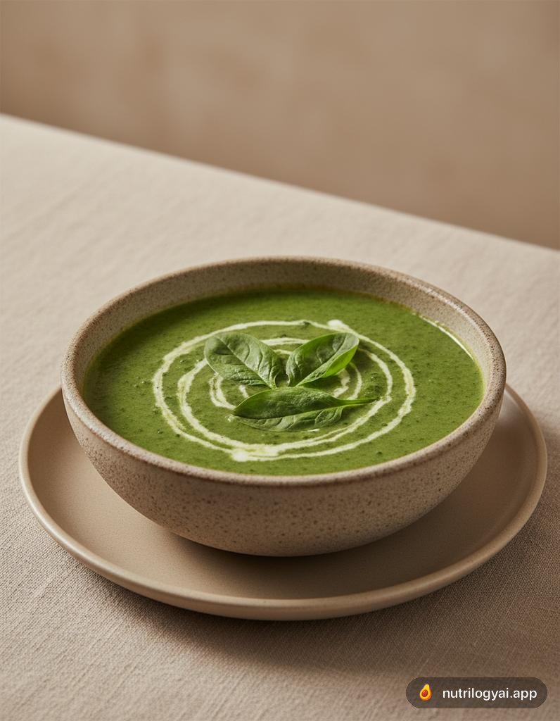 Spinatsuppe
