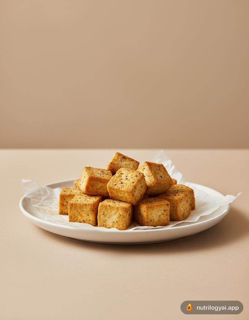 Gebackene Tofuwürfel