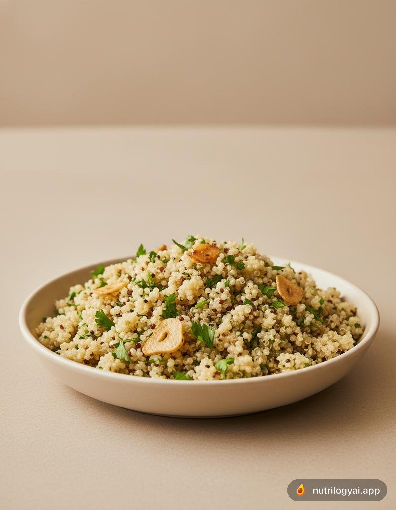Quinoa aglio ed erbe