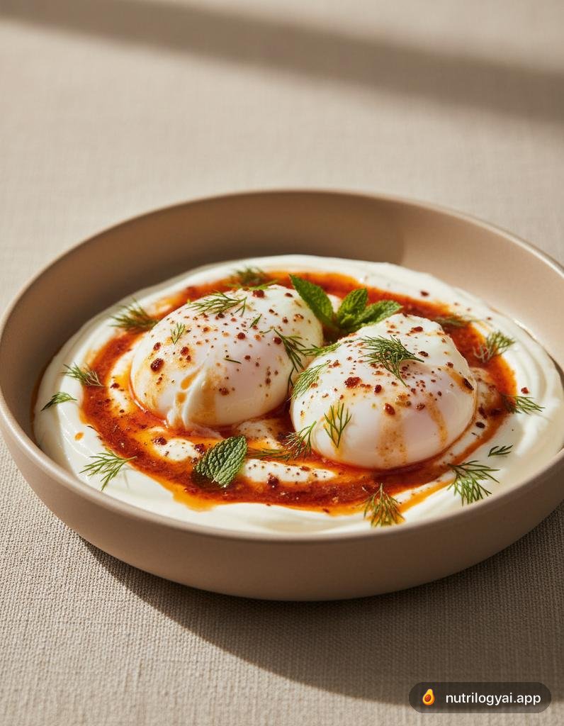 Cilbir (Uova in camicia turche con yogurt)