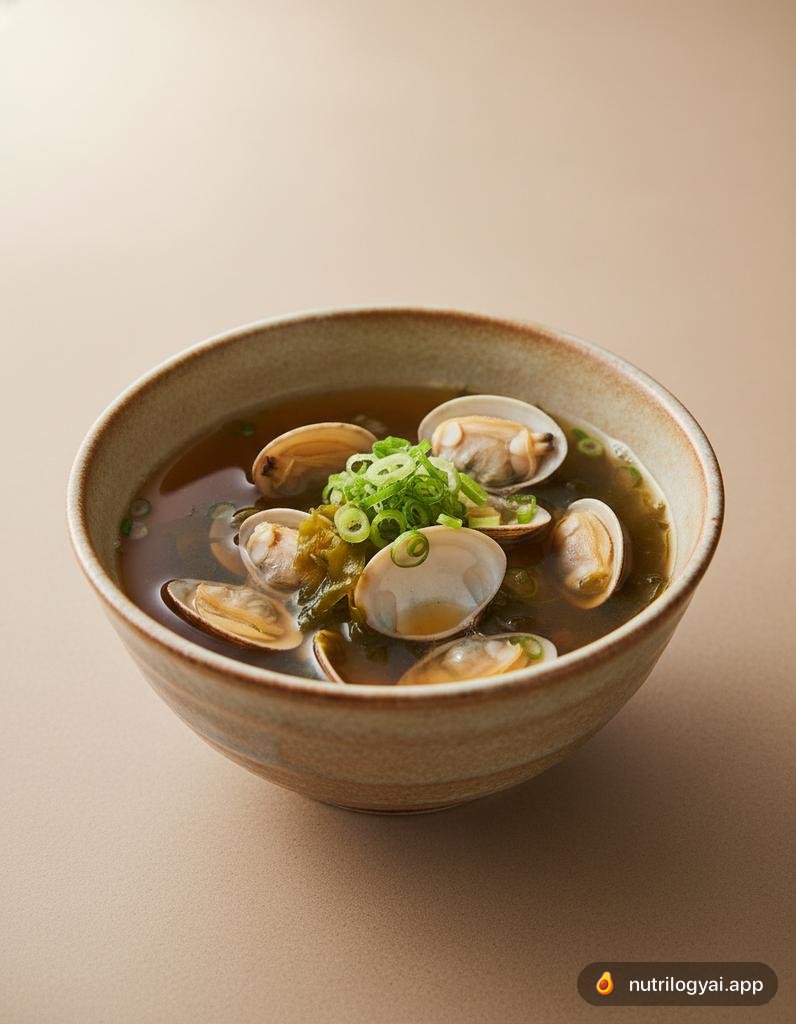 Muschel-Miso-Suppe