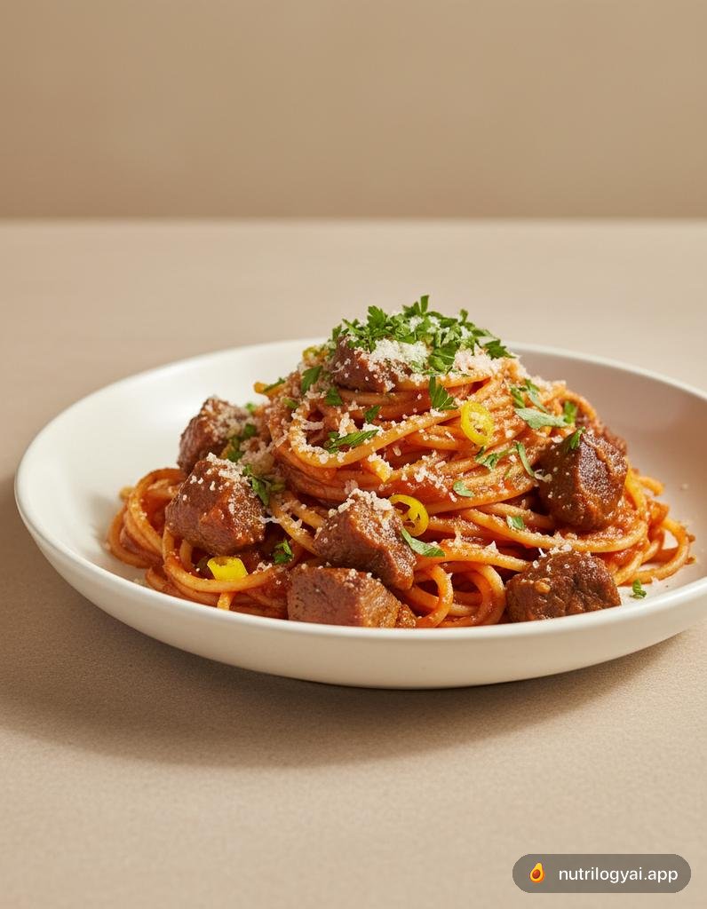 Tallarines Rojos (Peruwiańskie Czerwone Spaghetti)