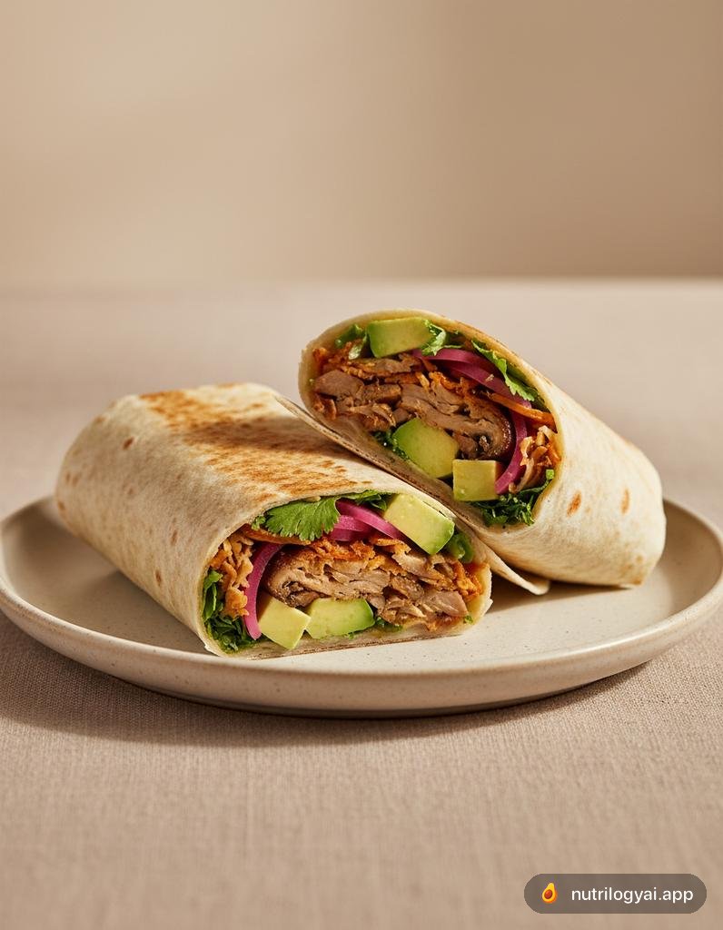 Wrap z grzybowym Carnitas