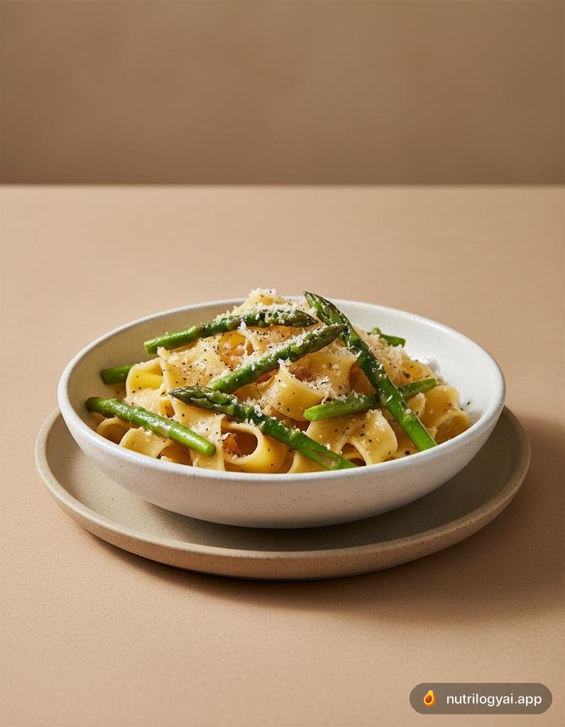 Pappardelle ze szparagami