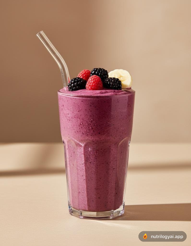 Smoothie z mlekiem migdałowym
