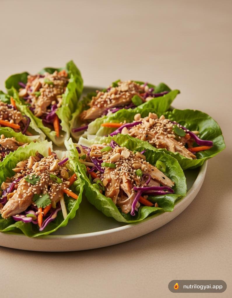 Asiatischer Krautsalat-Wrap