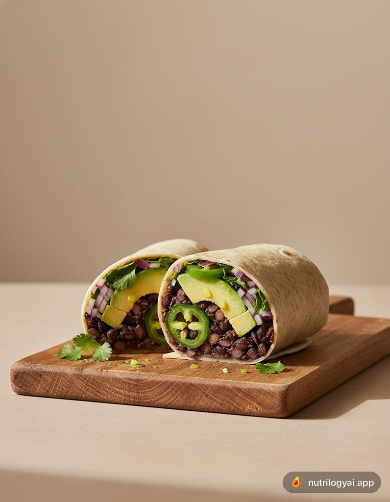 Jalapeño-Limette-Bohnen-Wrap