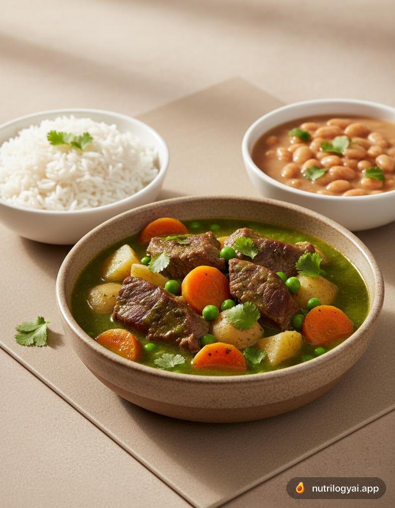 Seco de Carne (Peruanischer Rindereintopf)