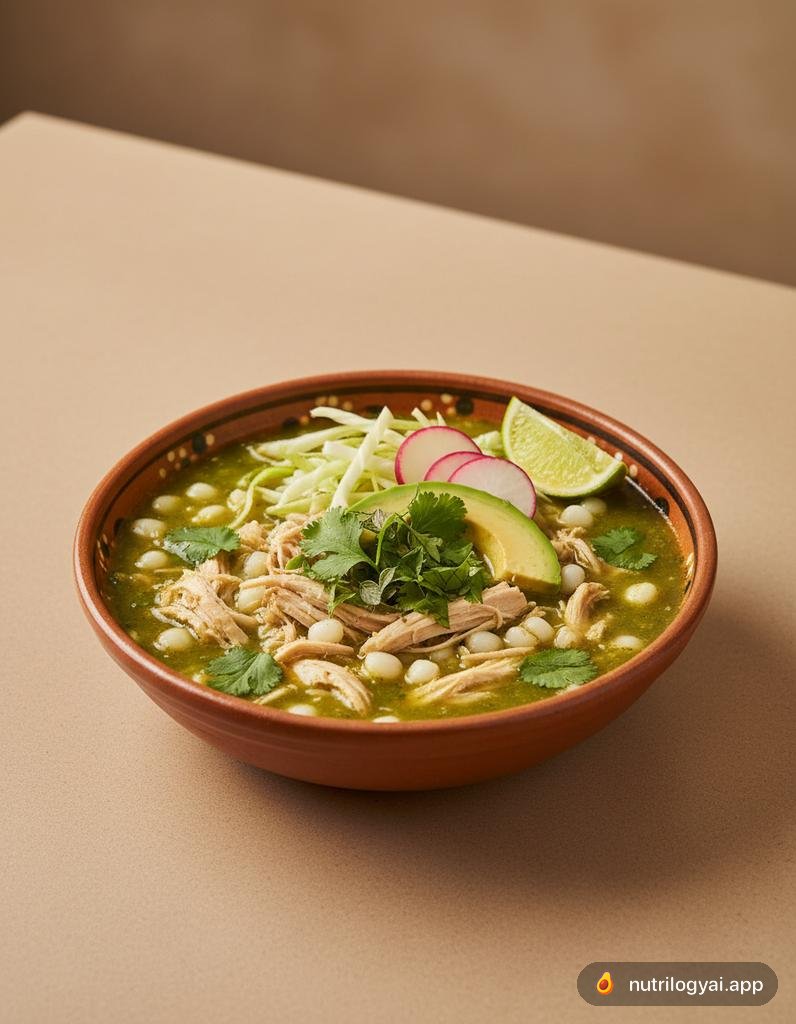 Grüner Hühner-Pozole