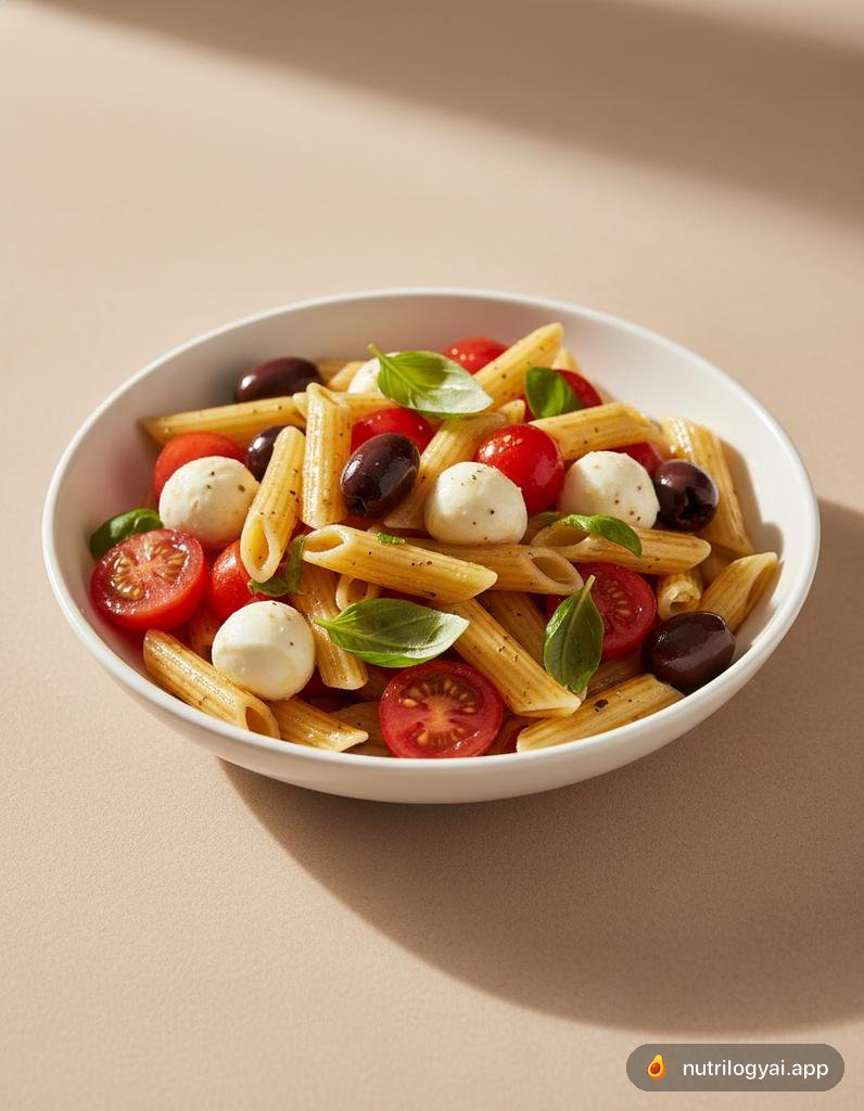 Mezze Penne Tricolore Salat