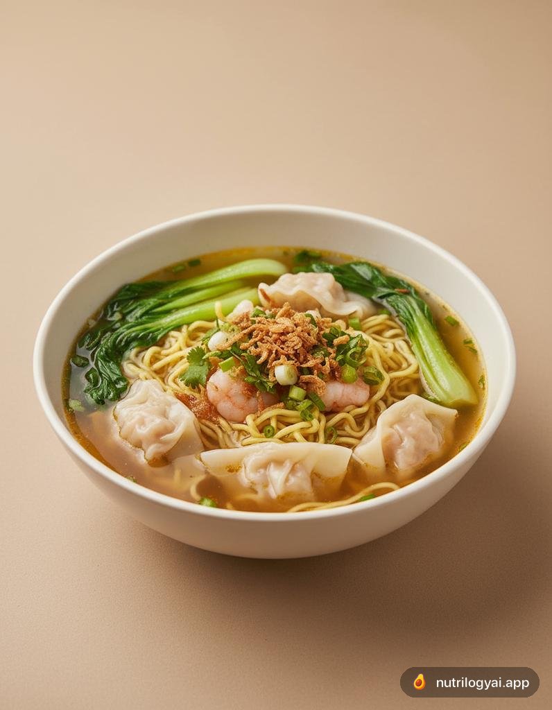 Mi Hoanh Thanh (Vietnamesische Wonton-Nudelsuppe)