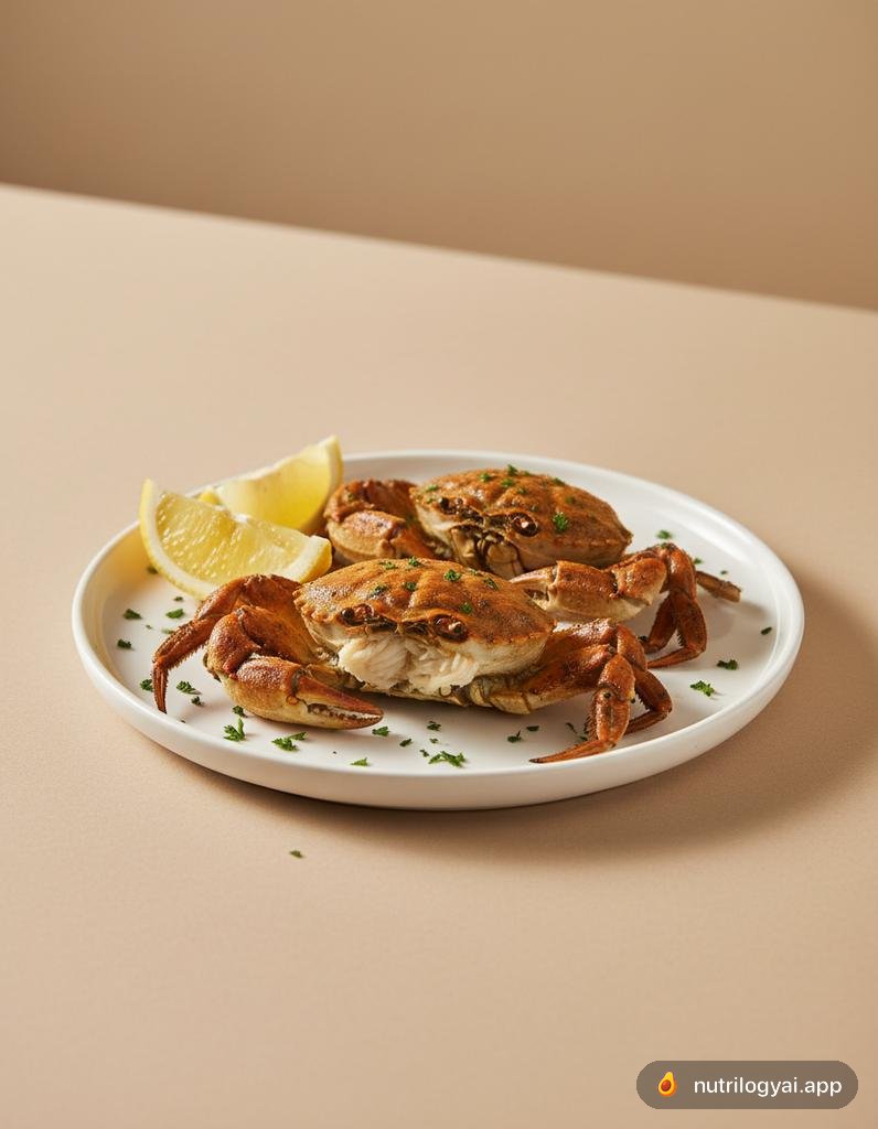 Grillowany krab miękkoskorupiasty
