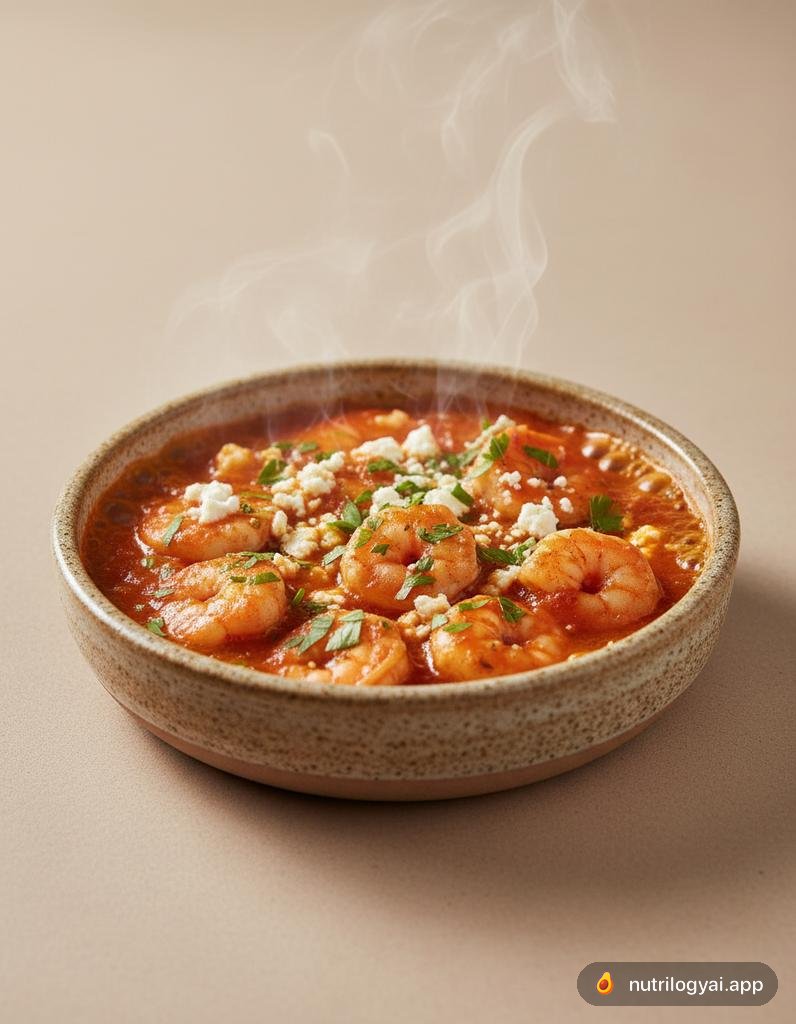 Krewetki Saganaki