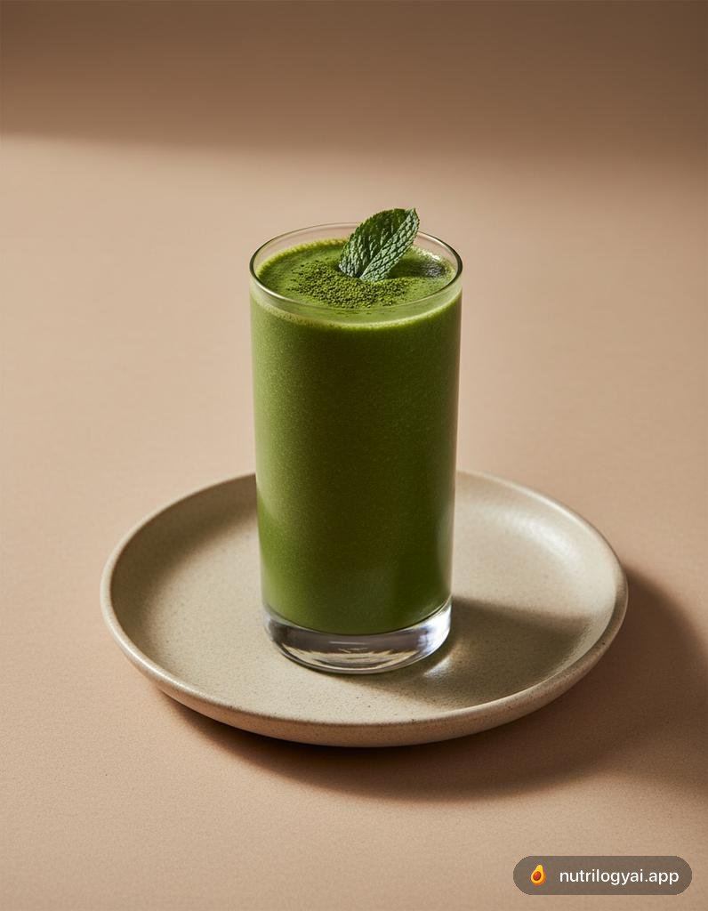 Zielony koktajl Matcha