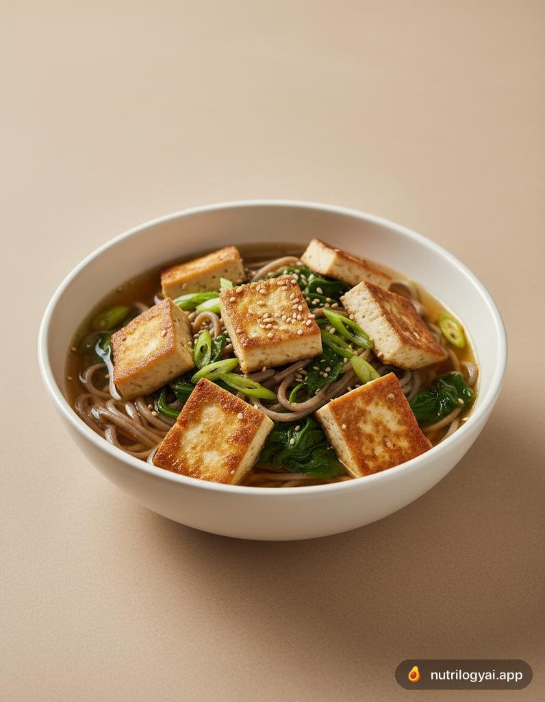 Soba con tofu