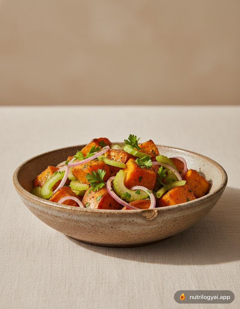 Insalata di patate dolci