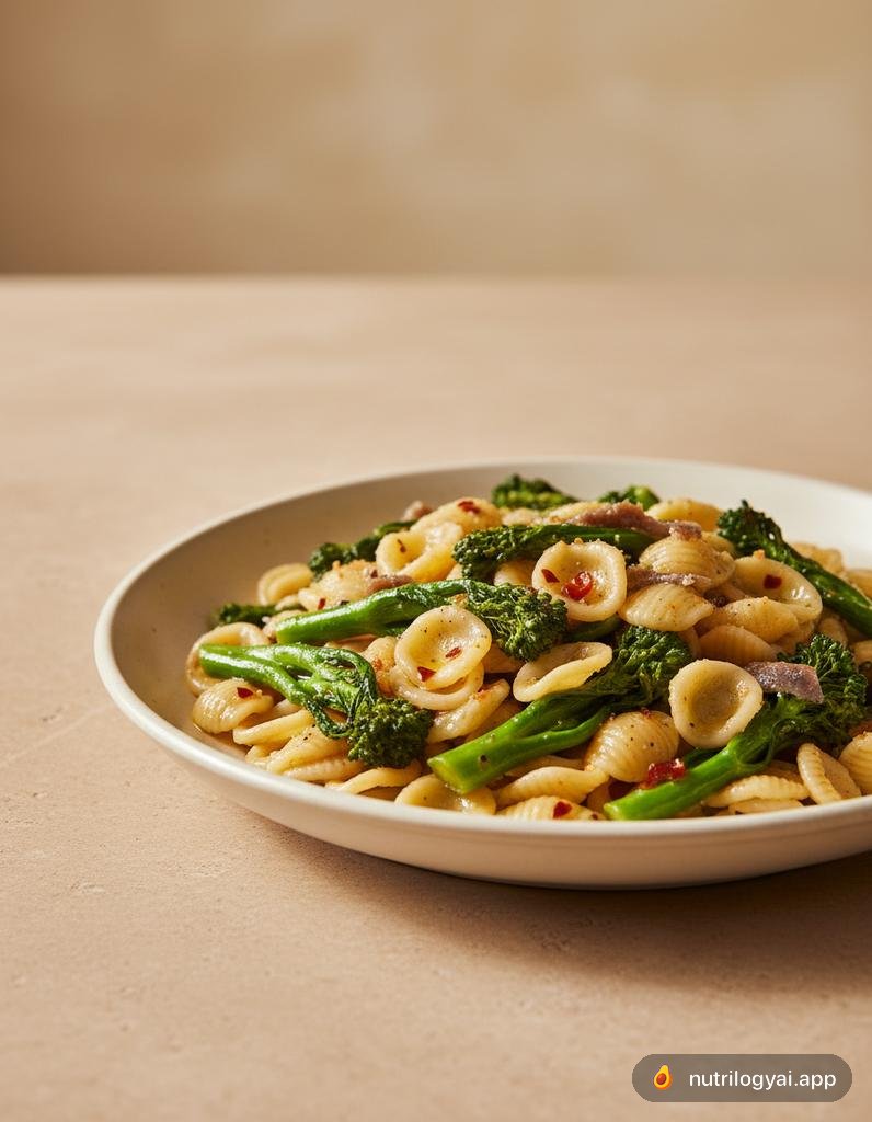 Orecchiette mit Stängelkohl