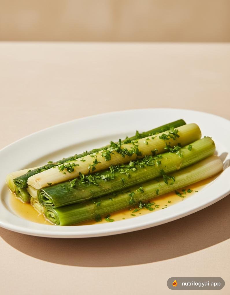 Porri in vinaigrette
