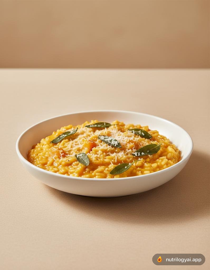 Butternusskürbis-Risotto