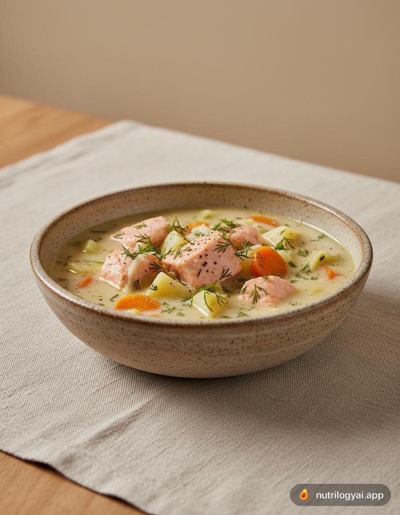 Lohikeitto (Sopa finlandesa de salmón)