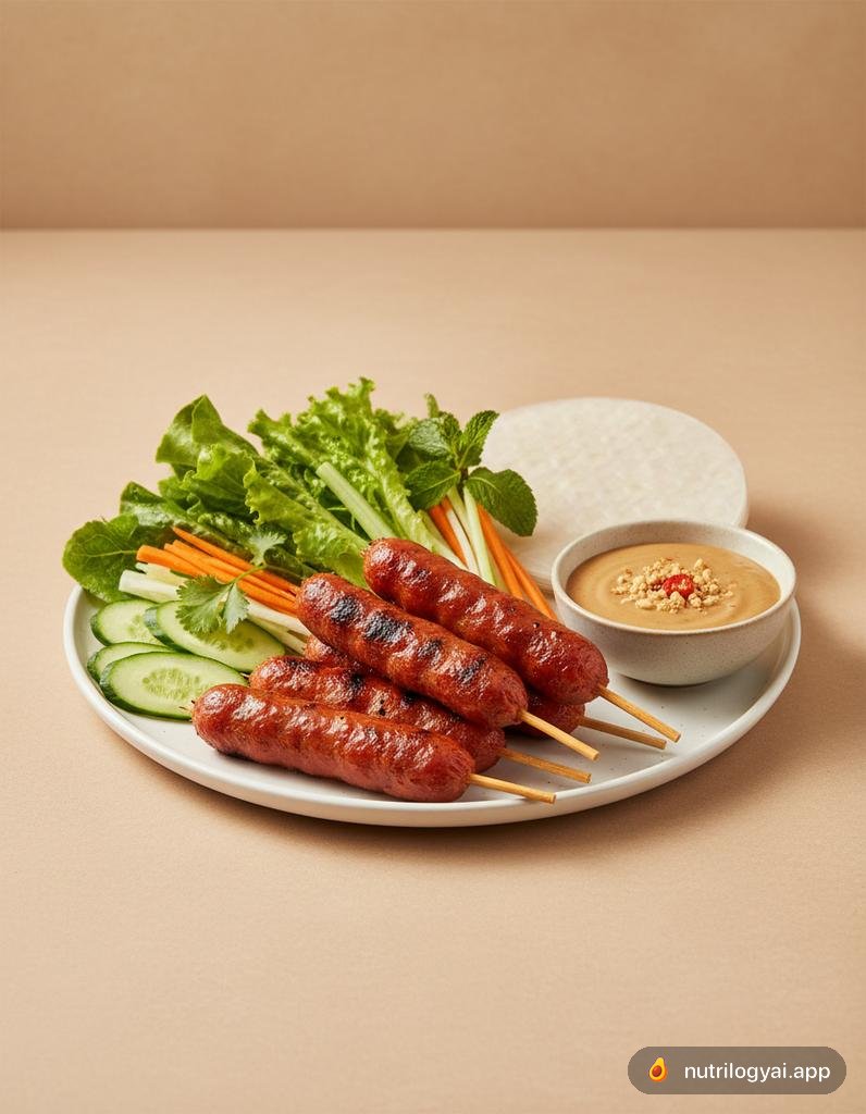 Nem Nuong (Salchichas de Cerdo Vietnamitas Asadas)