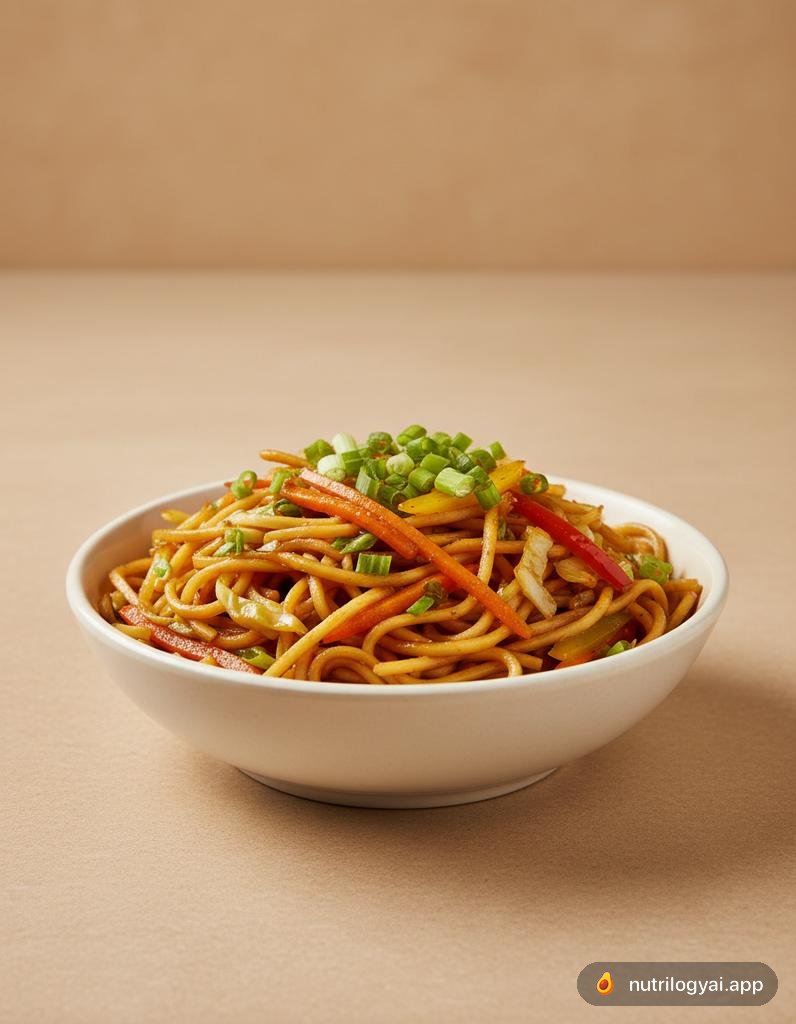 Gemüse Hakka Nudeln