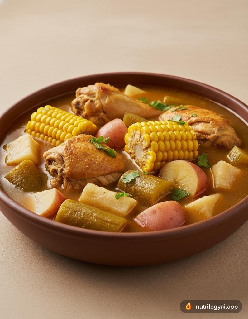 Sancocho de Pollo (Hühner-Sancocho)