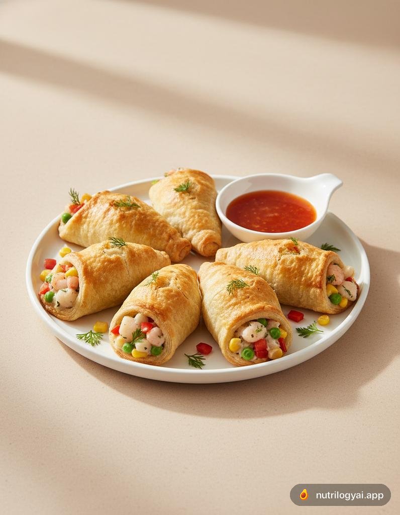 Pieczone Empanadas z Owocami Morza