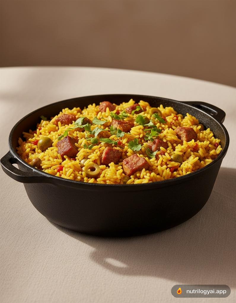 Arroz con Gandules (Reis mit Taubenerbsen)