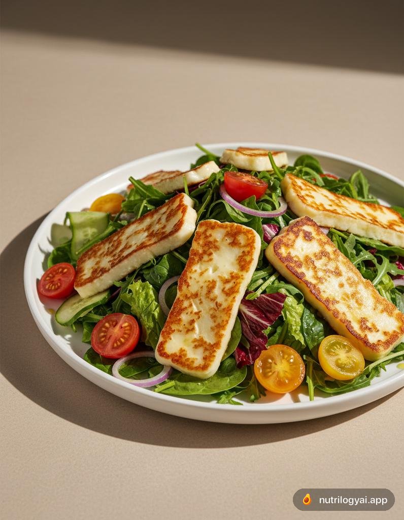 Halloumi-Salat