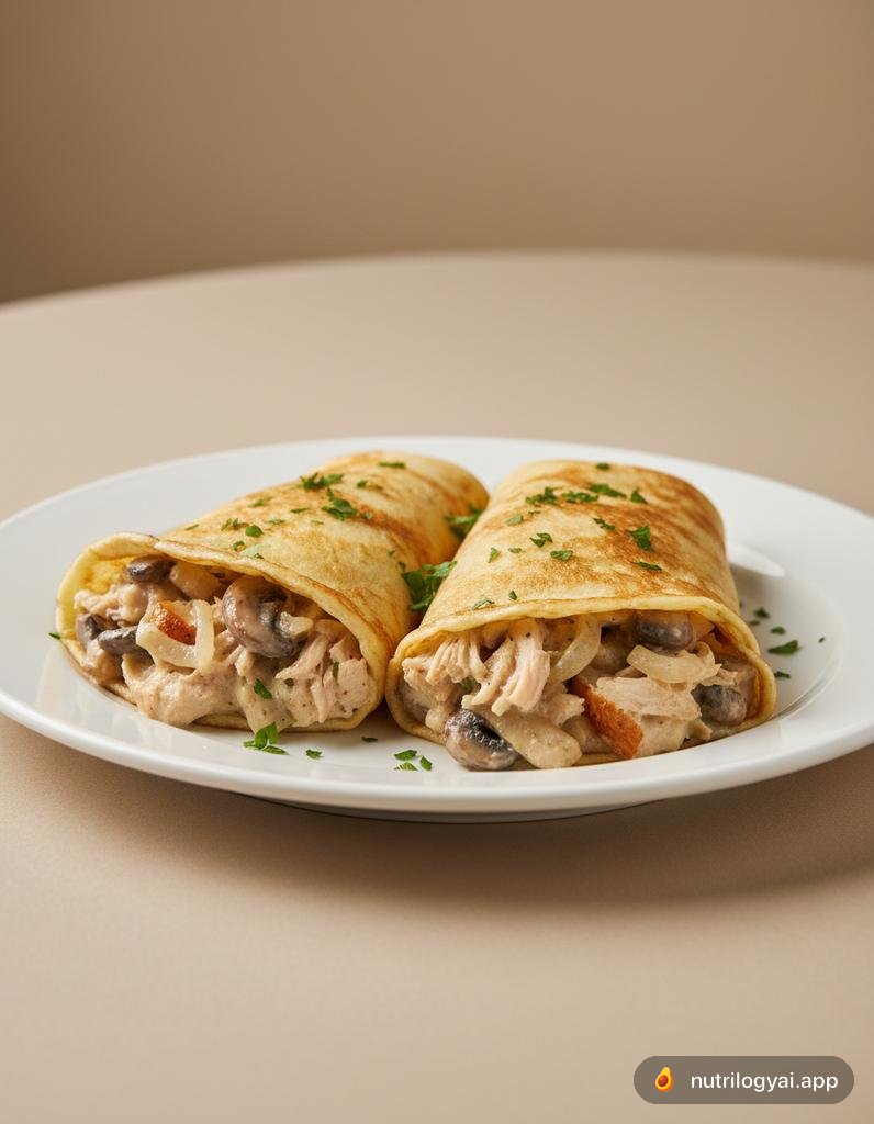 Hähnchen-Crêpes