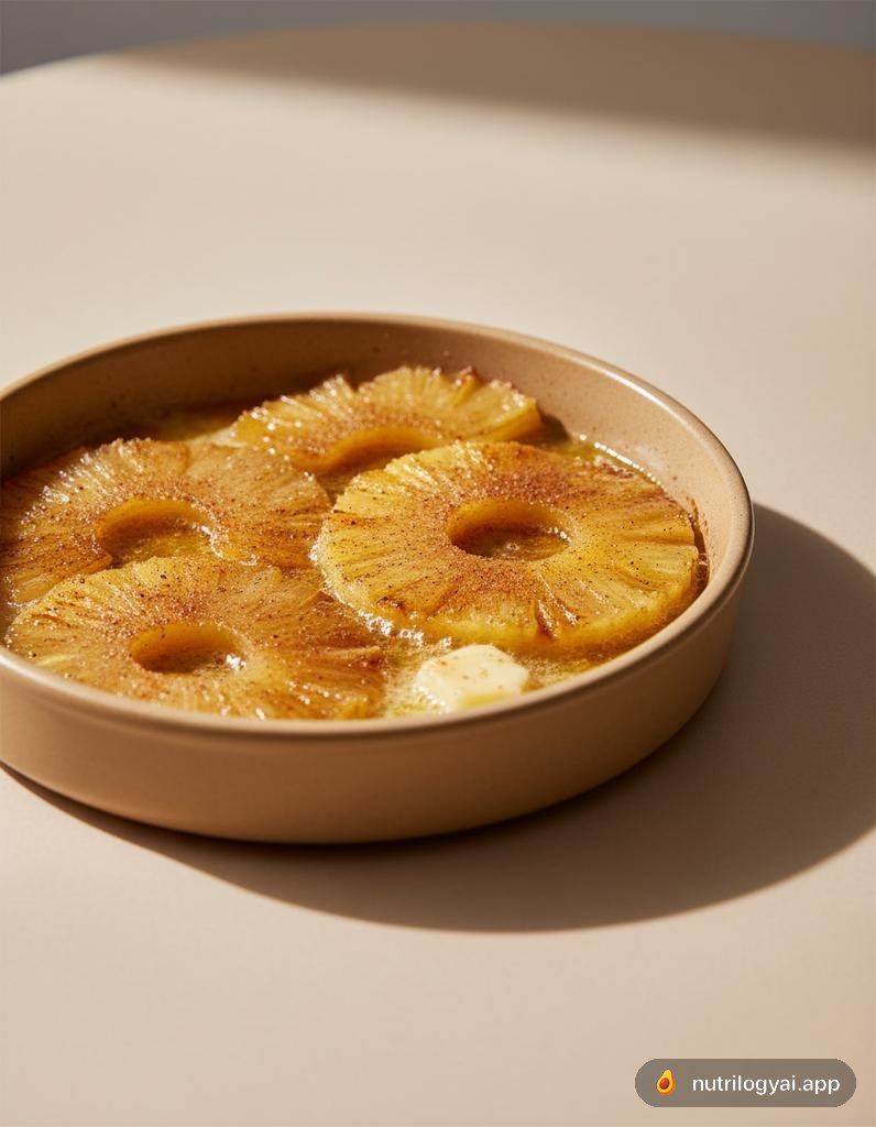 Gebackene Ananas