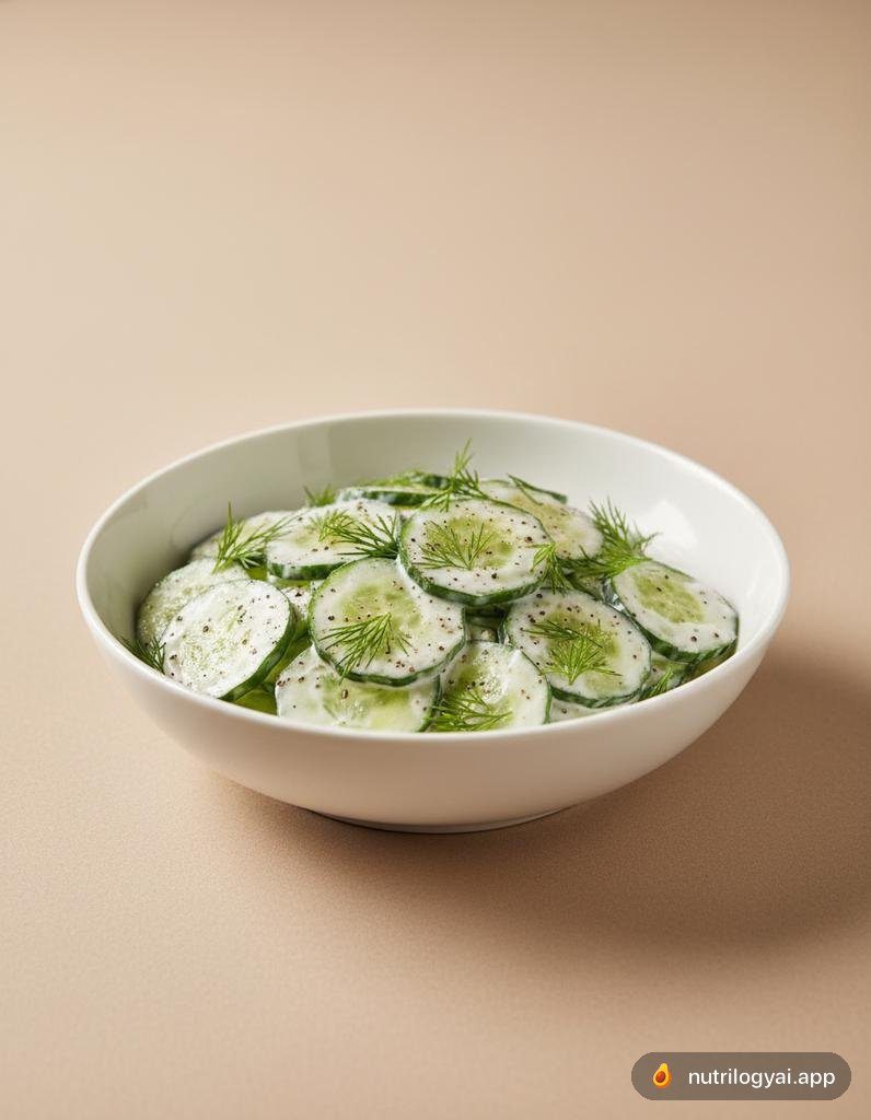 Mizeria (Polnischer Gurkensalat)