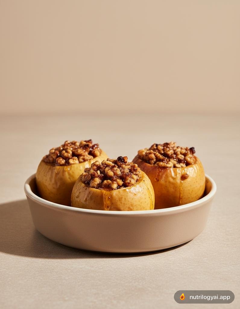 Walnut Stuffed Apples