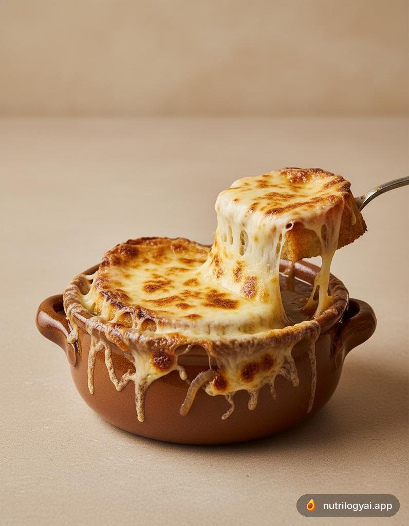 Sopa de cebolla francesa