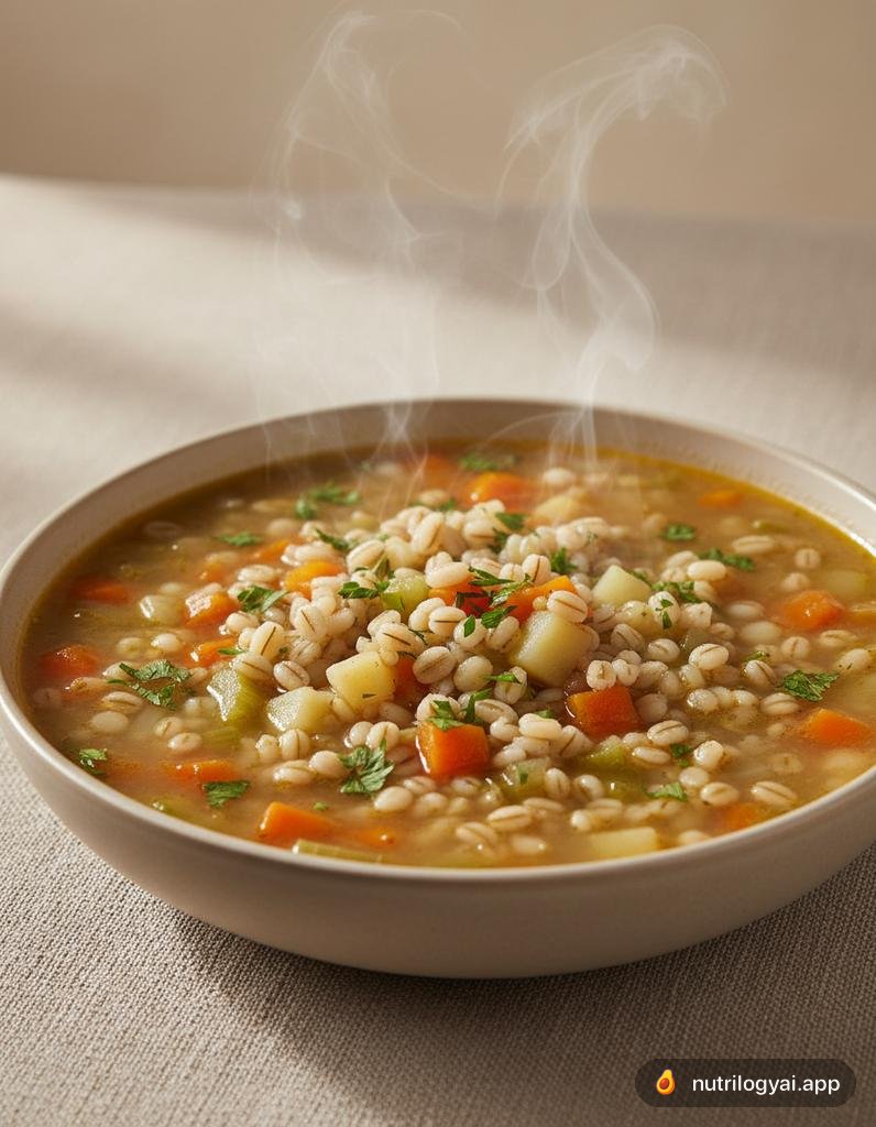 Zuppa d'orzo perlato