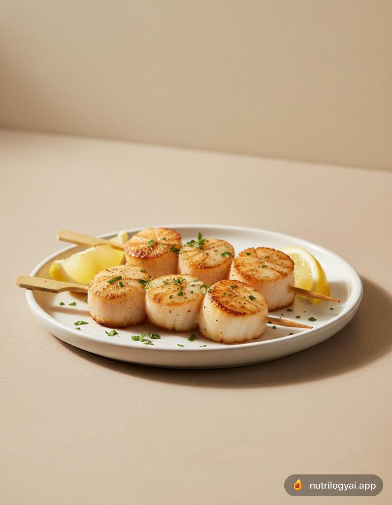 Jakobsmuschel-Spieße