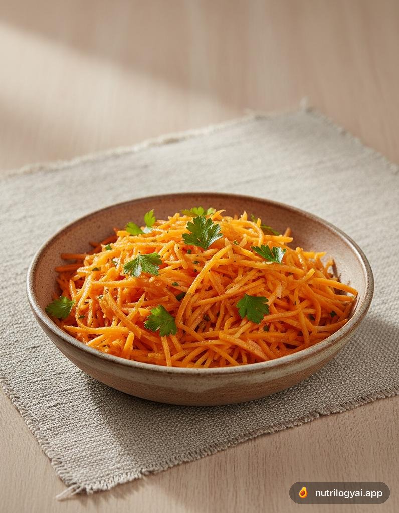 Geriebener Karottensalat