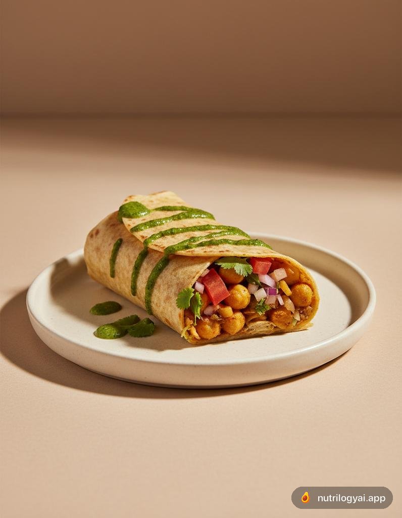 Wrap di Chana Masala