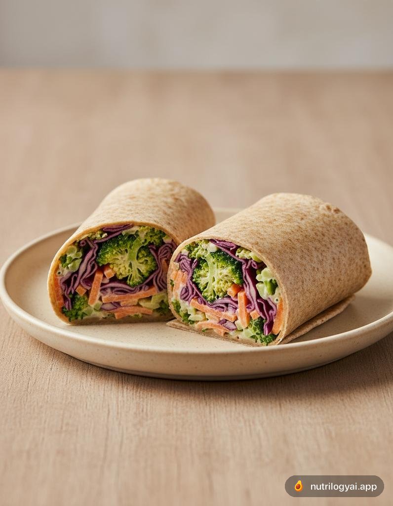 Wrap di Insalata di Broccoli
