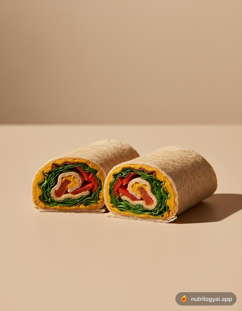 Wrap di Hummus di Zucca