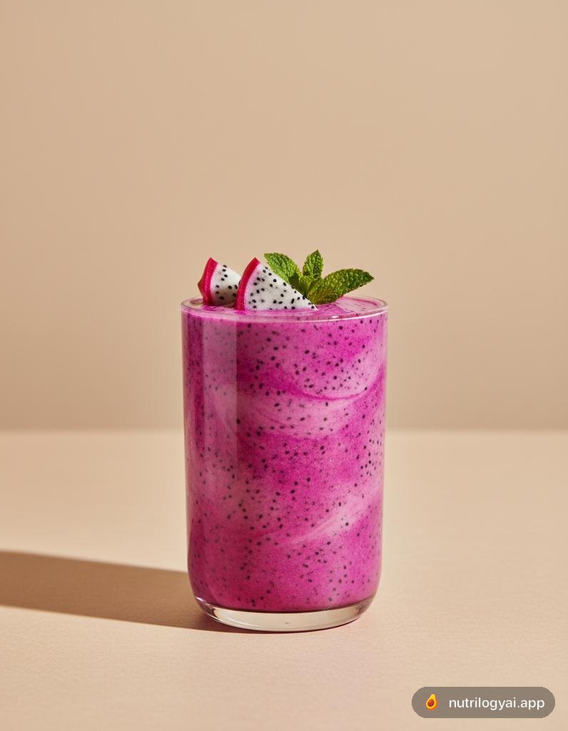 Drachenfrucht-Smoothie
