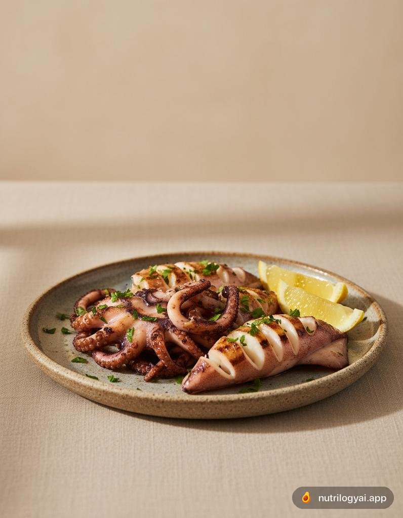 Gegrillte Sepia