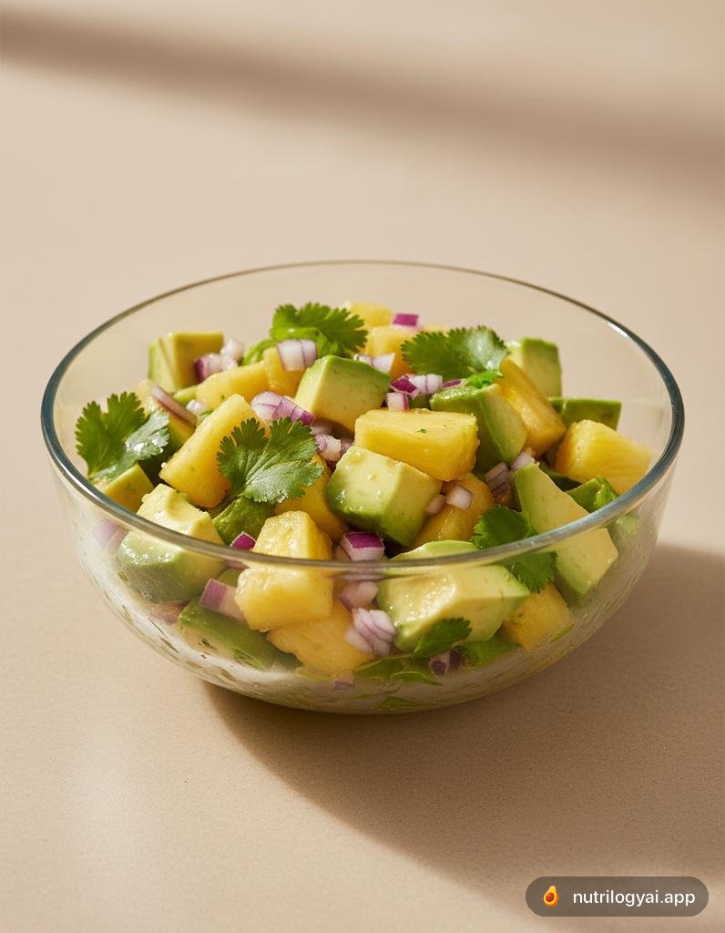 Insalata di Avocado e Ananas
