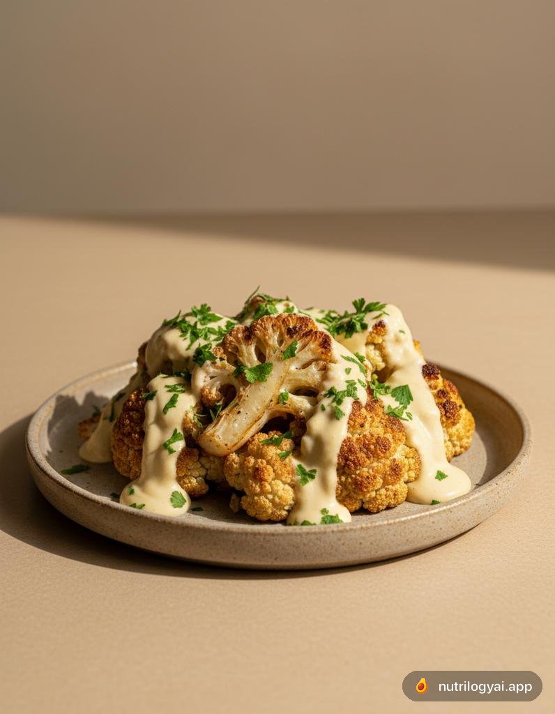 Cavolfiore Arrosto con Tahini