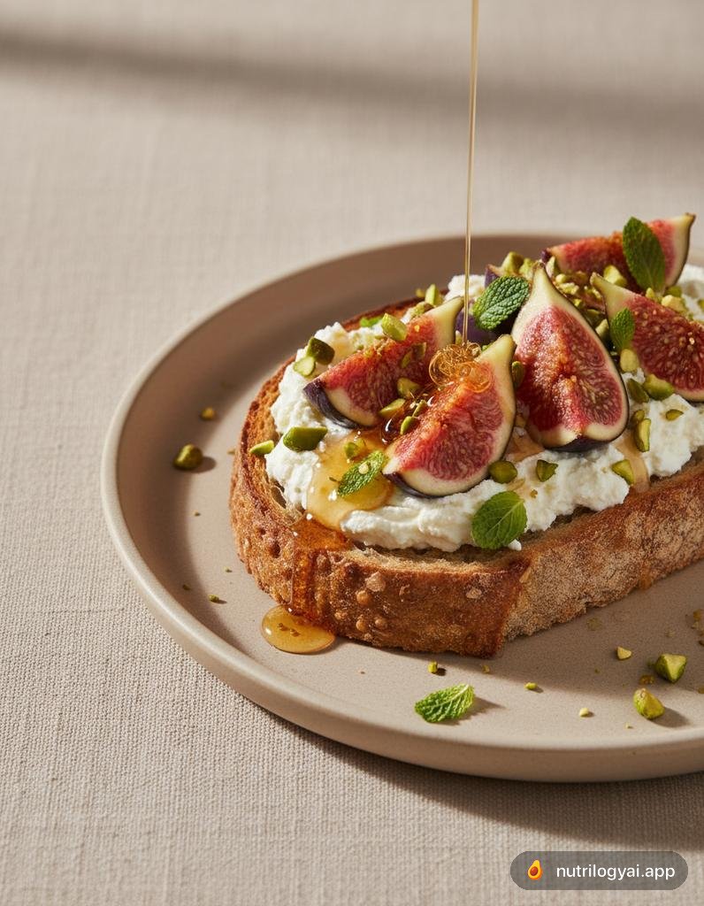 Ricotta-Feigen-Toast