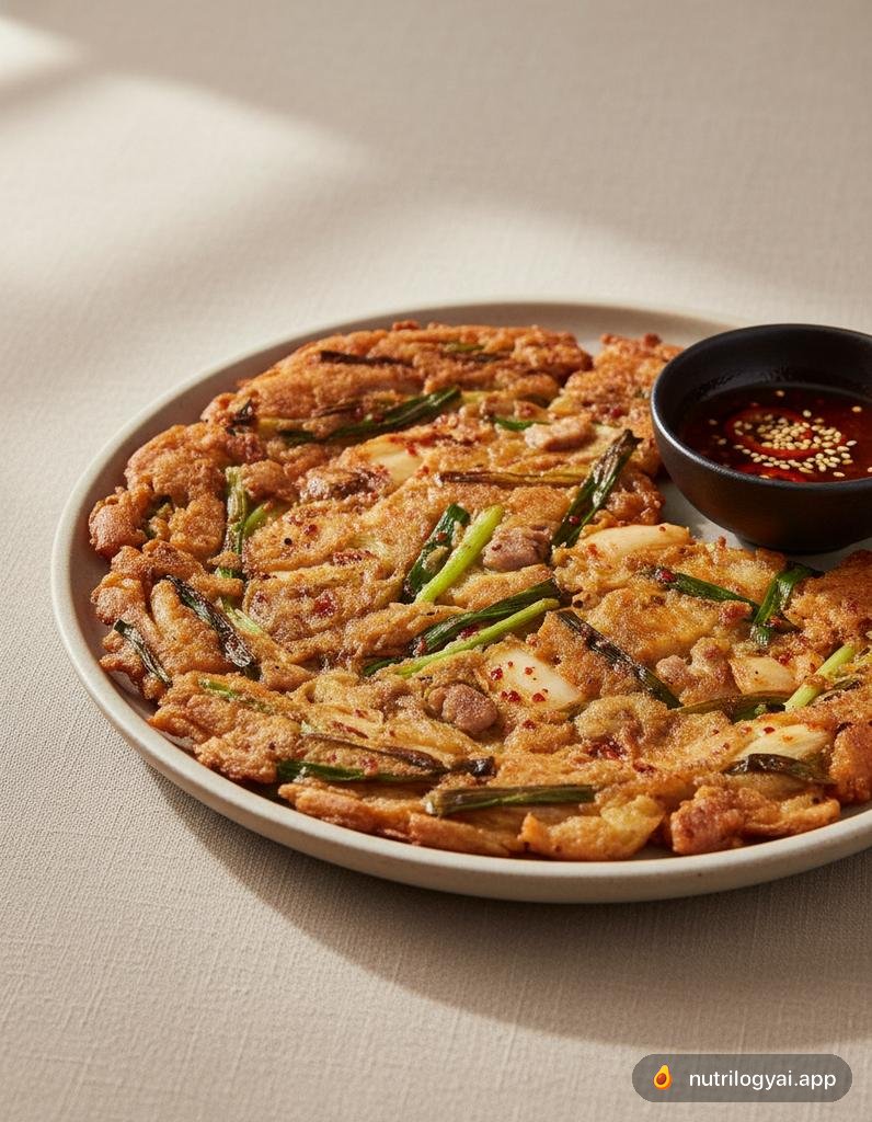 Bindaetteok (Pancake coreani di fagioli mung)
