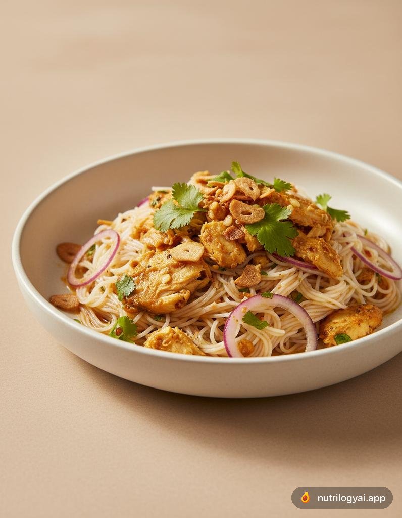 Mont Di (Salade birmane de nouilles au poisson)