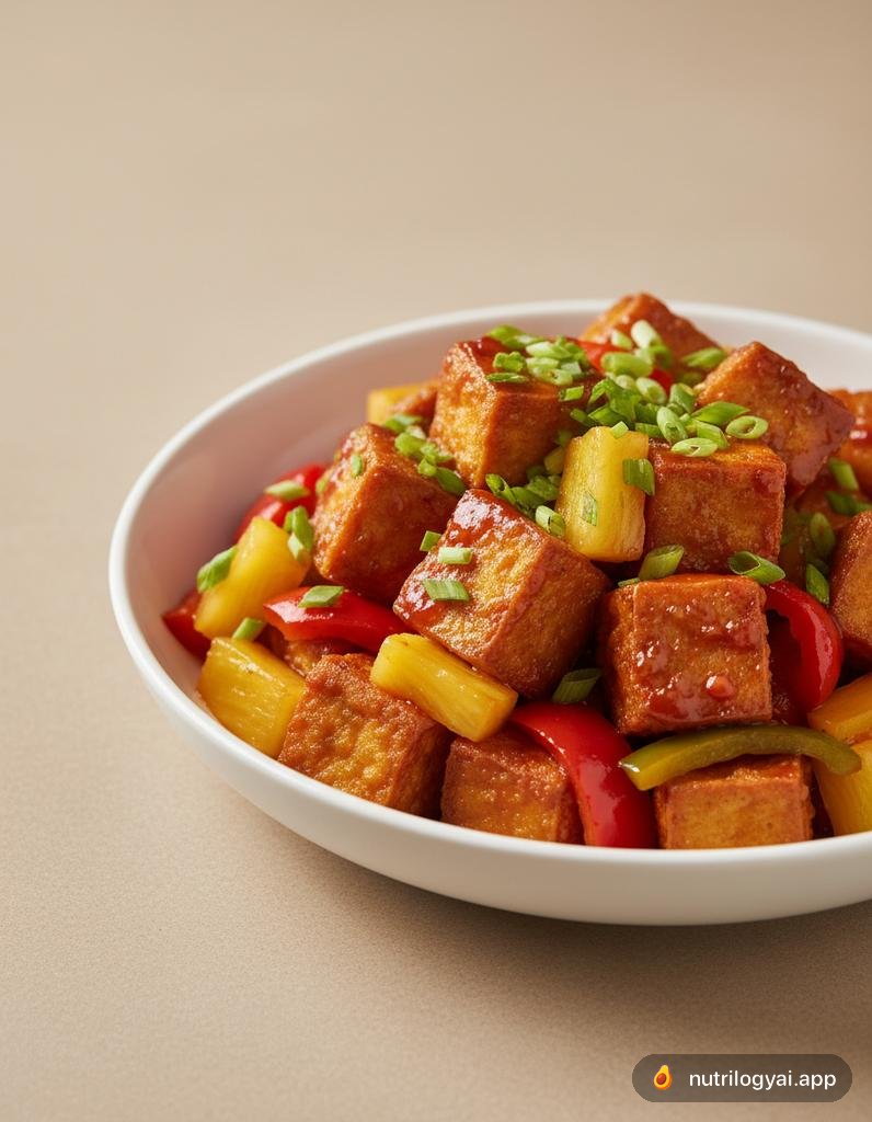 Tofu in agrodolce