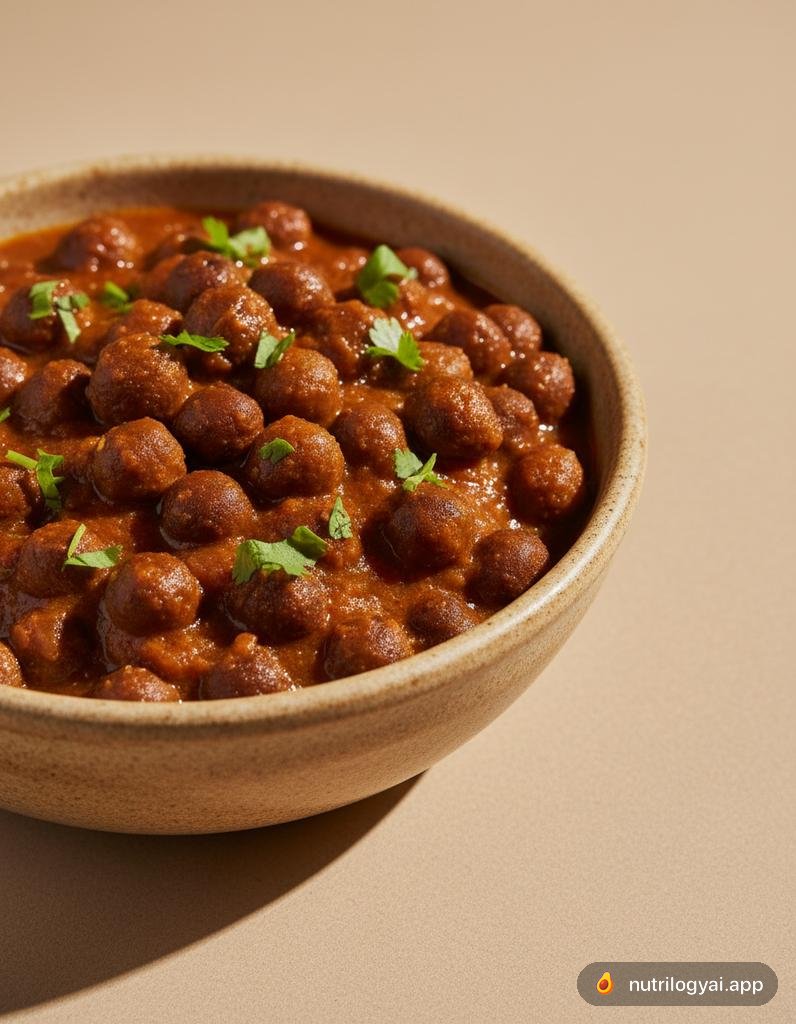 Curry di ceci neri